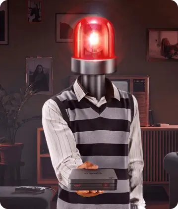 Router de internet y Deco IPTV