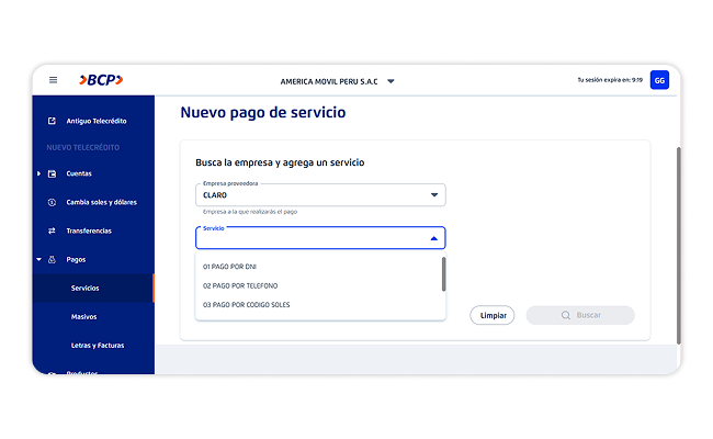 Banca Digital BCP 3 | Claro Peru