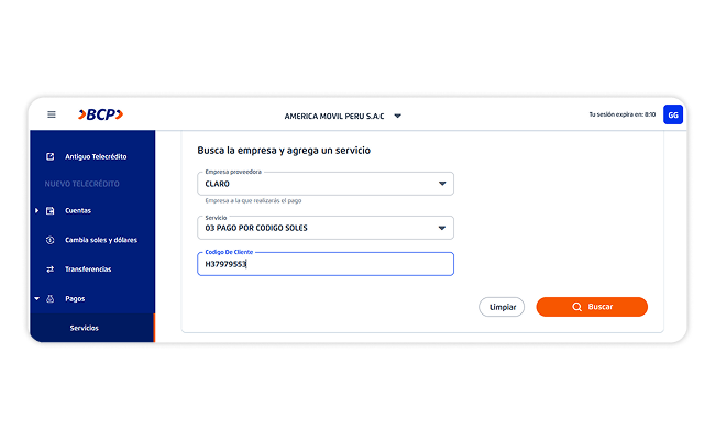 Banca Digital BCP 4 | Claro Peru