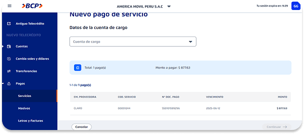 Banca Digital BCP 6 | Claro Peru