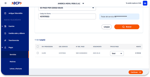 Banca Digital BCP 6 | Claro Peru