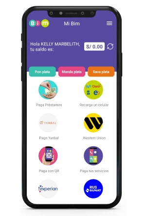 Billetera Movil - BIM 1 | Claro Peru
