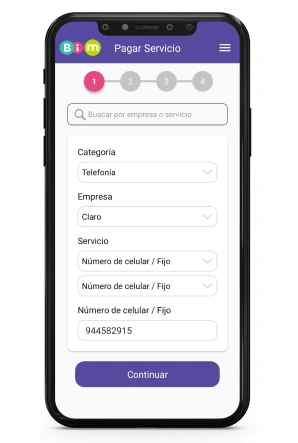 Billetera Movil - BIM 3 | Claro Peru