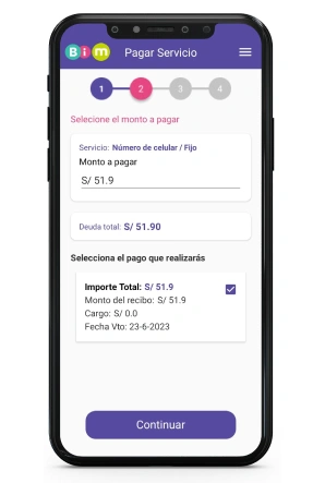 Billetera Movil - BIM 4 | Claro Peru