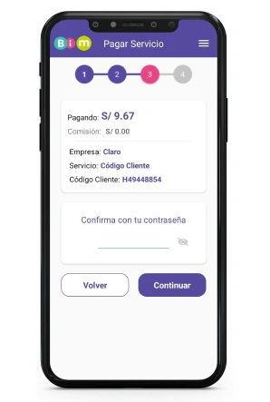 Billetera Movil - BIM 5 | Claro Peru