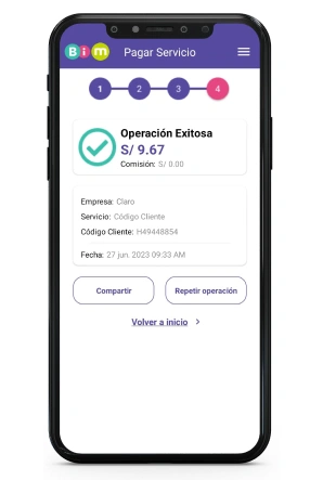Billetera Movil - BIM 6 | Claro Peru