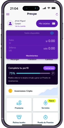 Billetera Movil - Prexpe 2 | Claro Peru