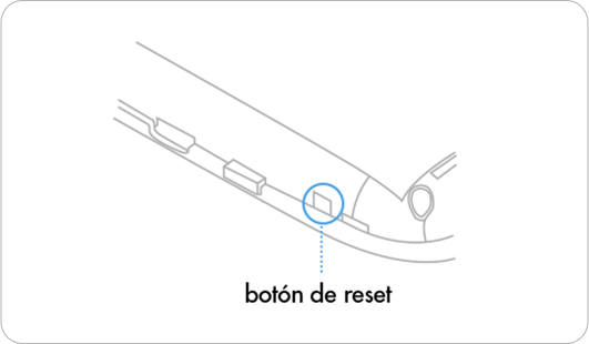 Botón de reset