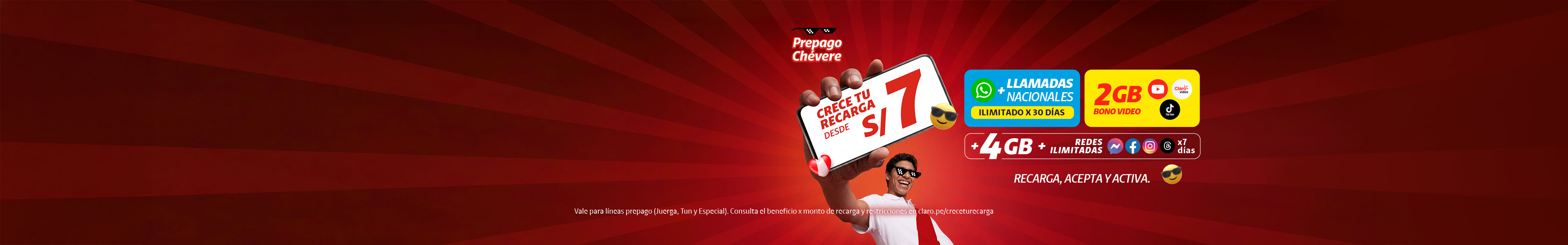 Recarga chevere