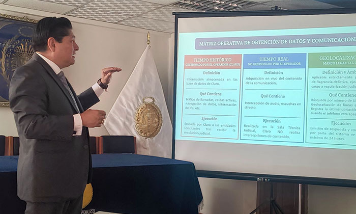 Claro Perú fortalece la labor de los fiscales de Puno